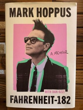 Mark Hoppus - Fahrenheit-182 (Pink & Green Cover) Memoir Book